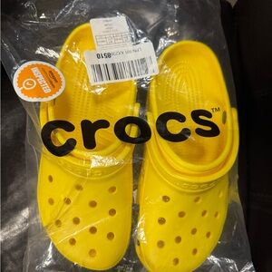 CROCS Bright Yellow Sandals
